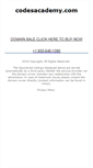 Mobile Screenshot of codesacademy.com